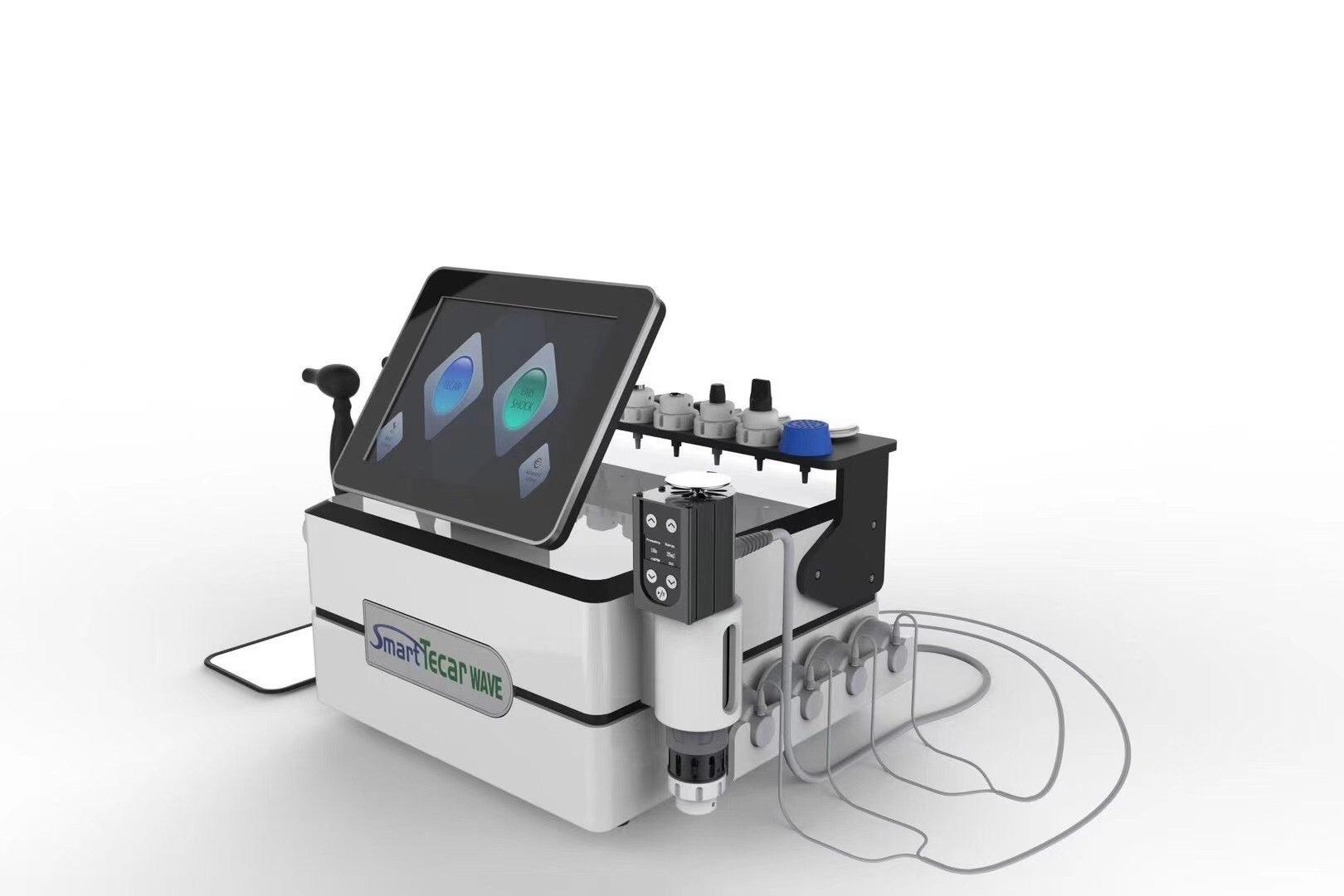 Extracorporeal shock wave therapy tecar ret cet physical therapy Smart tecar Wave Machine for pain relief treatment hongruibeauty