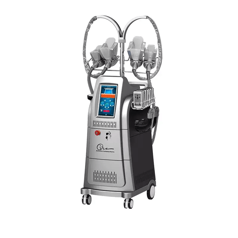 4 Handles Cryotherapy Weight Loss Machine With RF Lipo Laser 40K Cavitation Function hongruibeauty