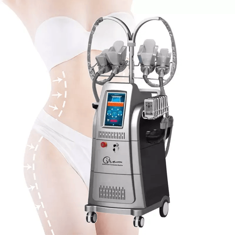 4 Handles Cryotherapy Weight Loss Machine With RF Lipo Laser 40K Cavitation Function hongruibeauty