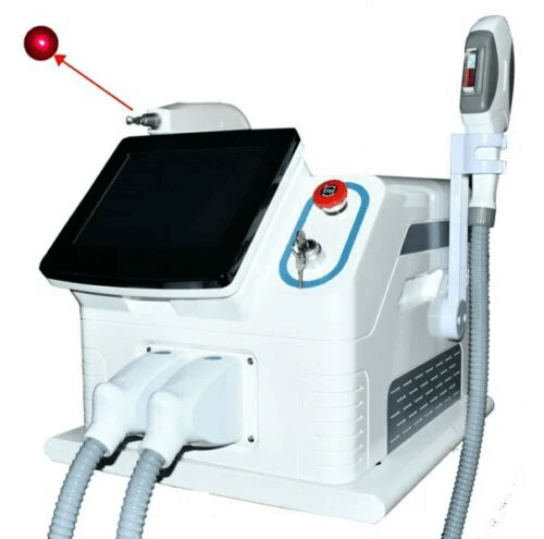 2in1 OPT SHR IPL Hair Removal ND YAG Laser Tattoo Removal Beauty Machine hongruibeauty
