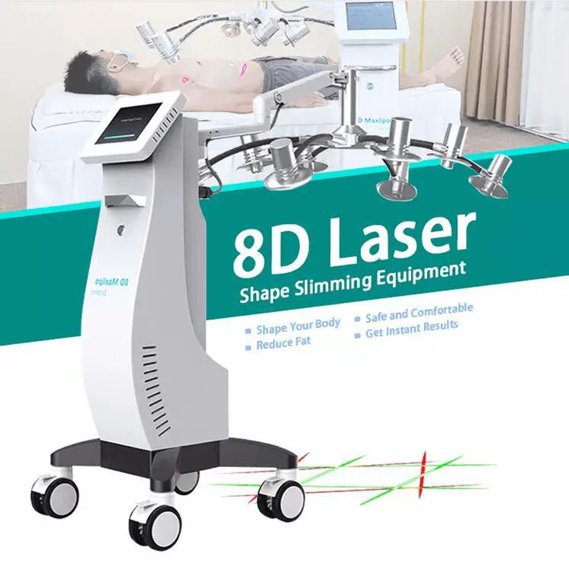 8D Laser Lipo 532 & 635nm Lipolaser Body Slimming Machine hongruibeauty