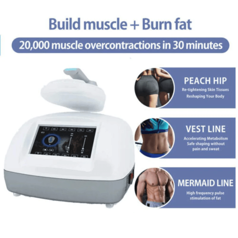 MINI 7 Tesla EMS body sculpting Machine with RF hongruibeauty