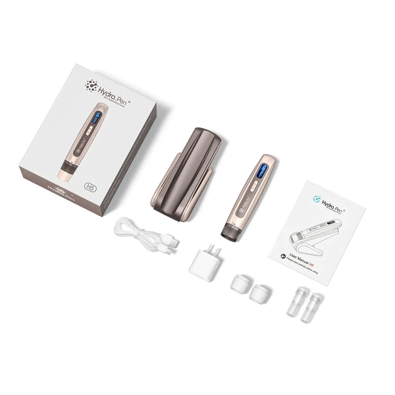 H5 Hydra Pen dermapen microneedling Micro infusion Device Gold Color hongruibeauty