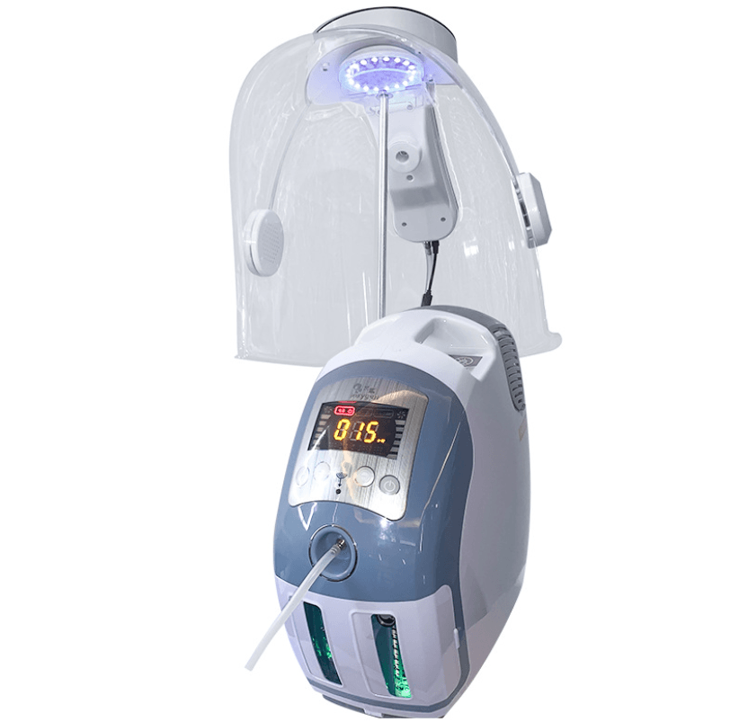 High Oxygen Facial Machine Dome Led Oxygen Jet Facial Face Mask hongruibeauty