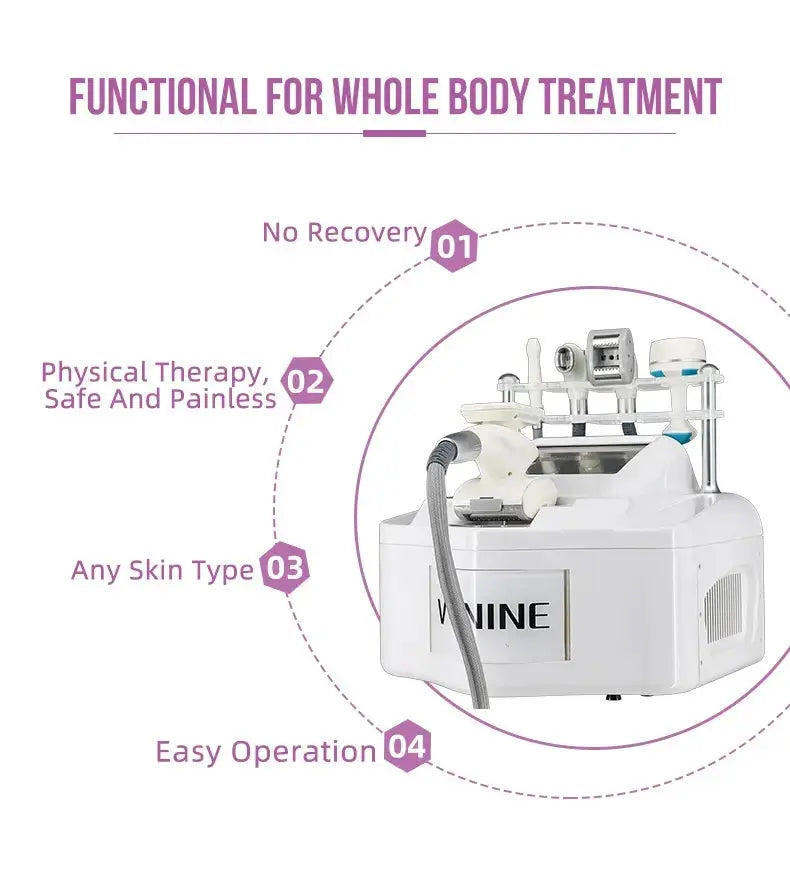Portable V9 Velashape Machine Body Shape Weight loss Vacuum Cavitation Slimming Roller Massage Machine hongruibeauty