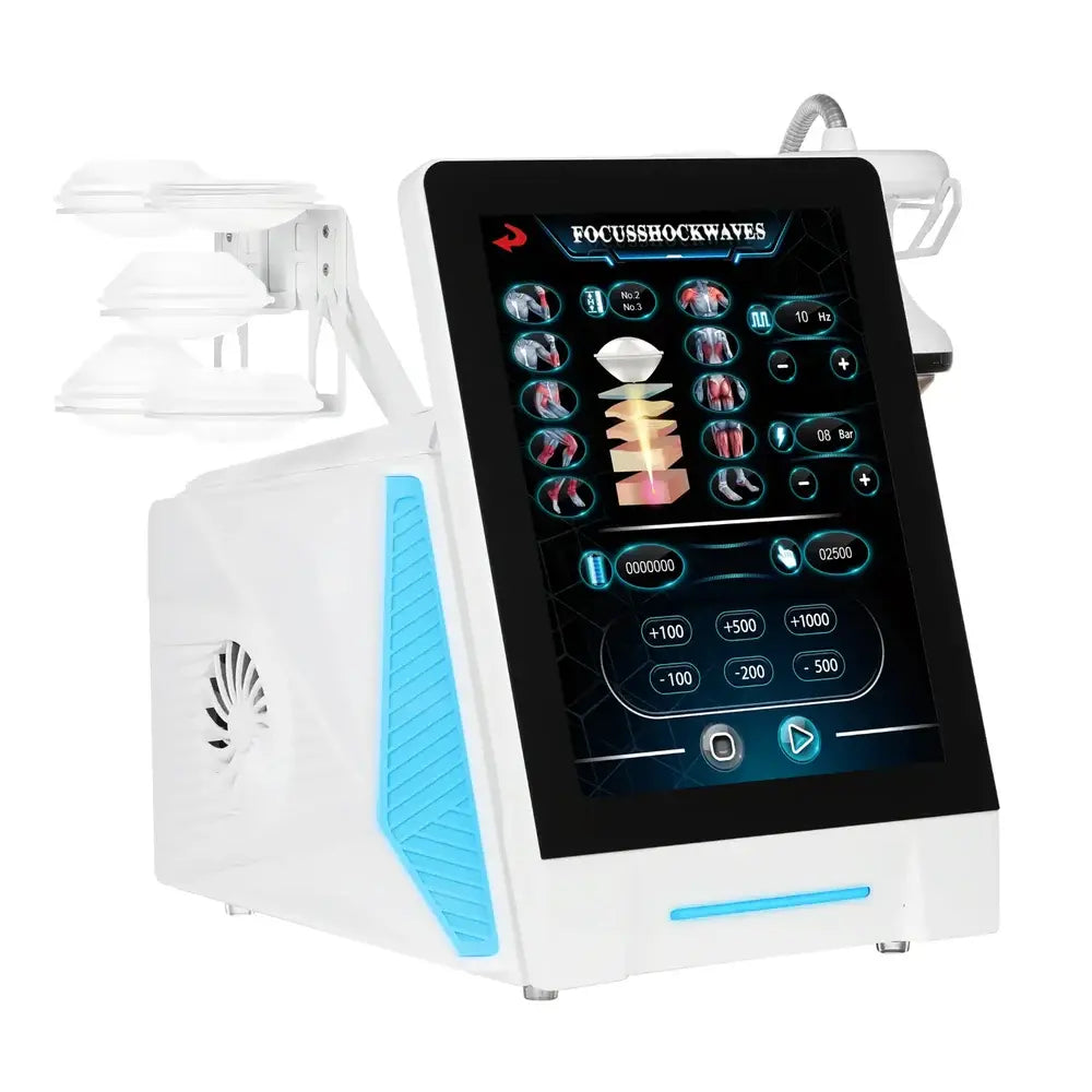 7 Focus Depth Powerful Focus Shock wave ESWT ED Shockwave Therapy Machine hongruibeauty