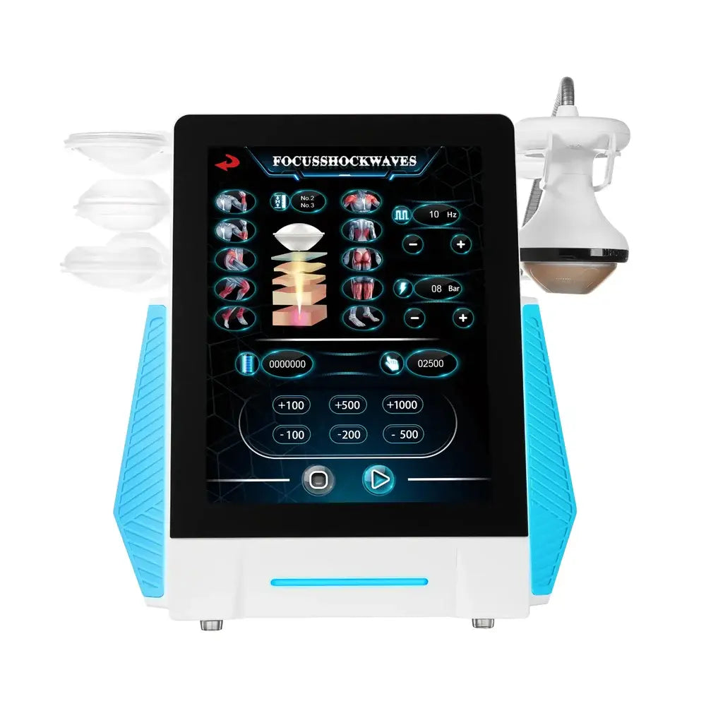 7 Focus Depth Powerful Focus Shock wave ESWT ED Shockwave Therapy Machine hongruibeauty