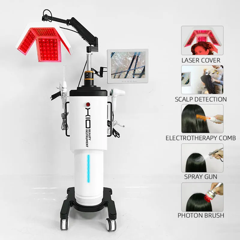 Salon Laser For Hair Regrowth Hair Growth Red Light Therapy Device hongruibeauty
