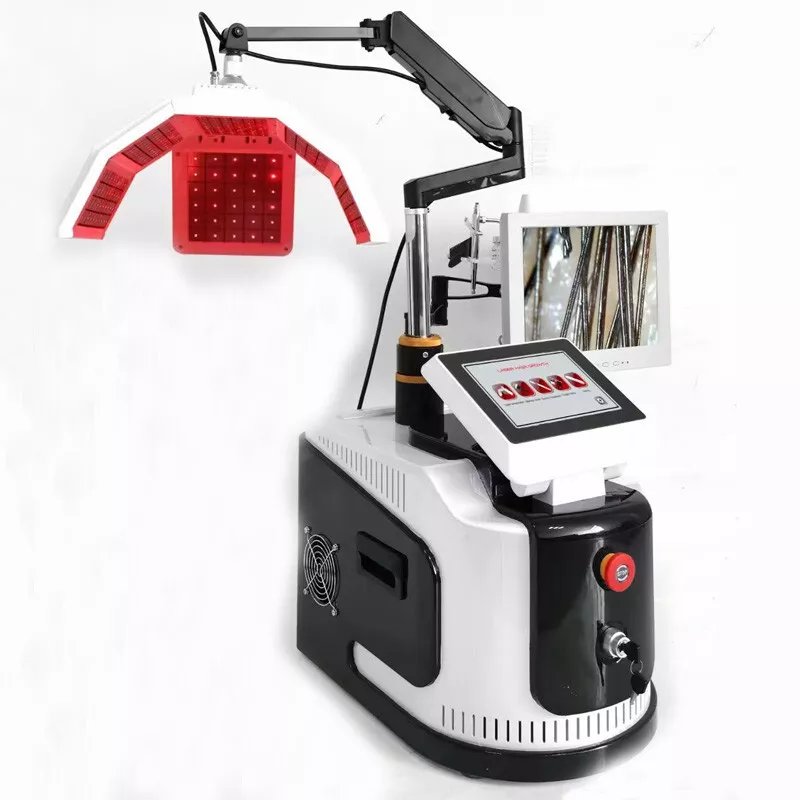 5 in 1 laser hair growth with led light therapy machine for hair loss treatment hongruibeauty