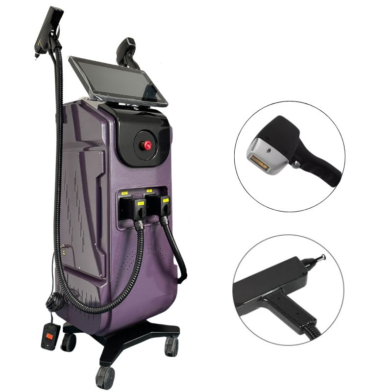 2 in 1 808nm Diode Ice Laser Hair Removal Tattoo Removal Machine