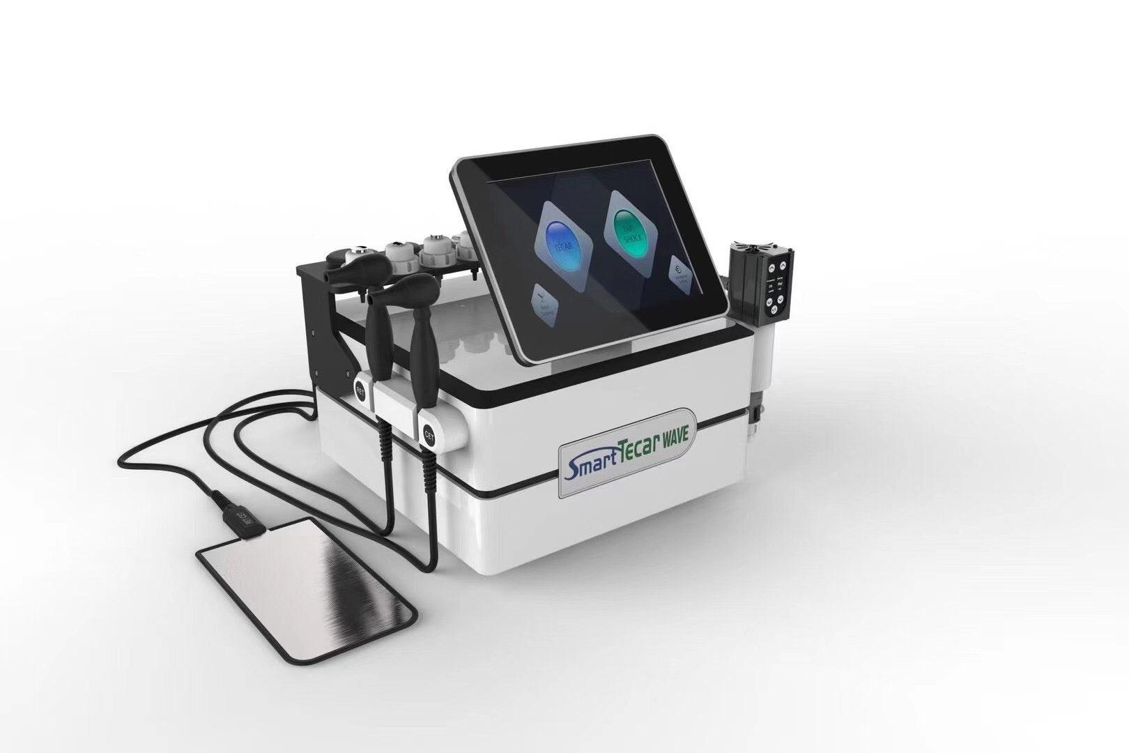 Extracorporeal shock wave therapy tecar ret cet physical therapy Smart tecar Wave Machine for pain relief treatment hongruibeauty