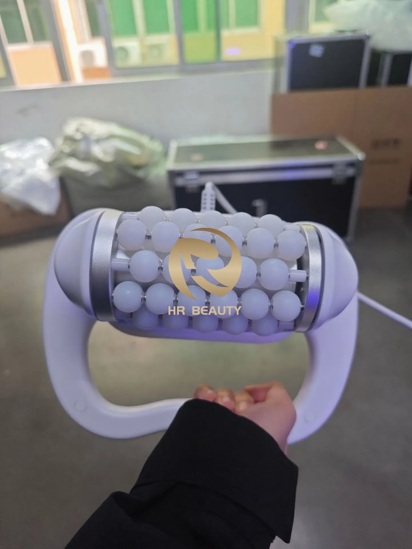 Handheld Inner Ball Roller Lymphatic Drainage Endospheres therapy Machine Body Massage Machine Full Body Roll Massage Device