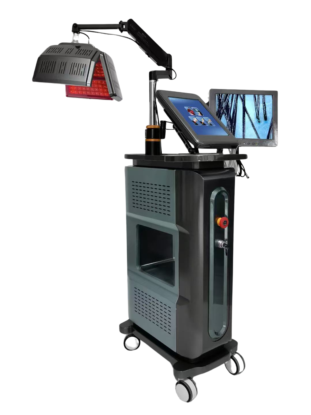 Advanced Laser Hair Regrowth Machine with PhotonTherapy Brush – Revive Your Hair Naturally hongruibeauty