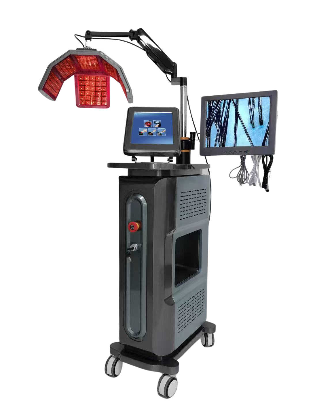 Advanced Laser Hair Regrowth Machine with PhotonTherapy Brush – Revive Your Hair Naturally hongruibeauty