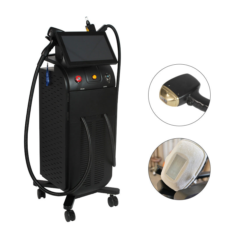 High Quality Alexandrite Laser 808nm Skin Rejuvenation Painless Hair Removal Titanium Platinum Laser Q Switch Ndy Laser Tattoo Pigment
