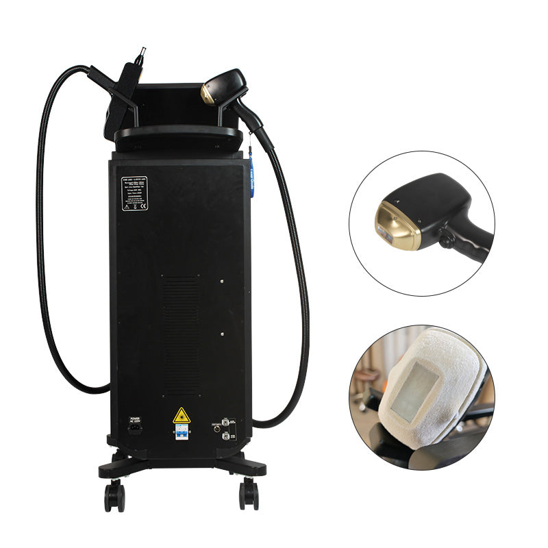 High Quality Alexandrite Laser 808nm Skin Rejuvenation Painless Hair Removal Titanium Platinum Laser Q Switch Ndy Laser Tattoo Pigment