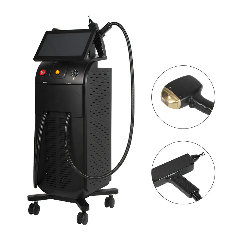 High Quality Alexandrite Laser 808nm Skin Rejuvenation Painless Hair Removal Titanium Platinum Laser Q Switch Ndy Laser Tattoo Pigment