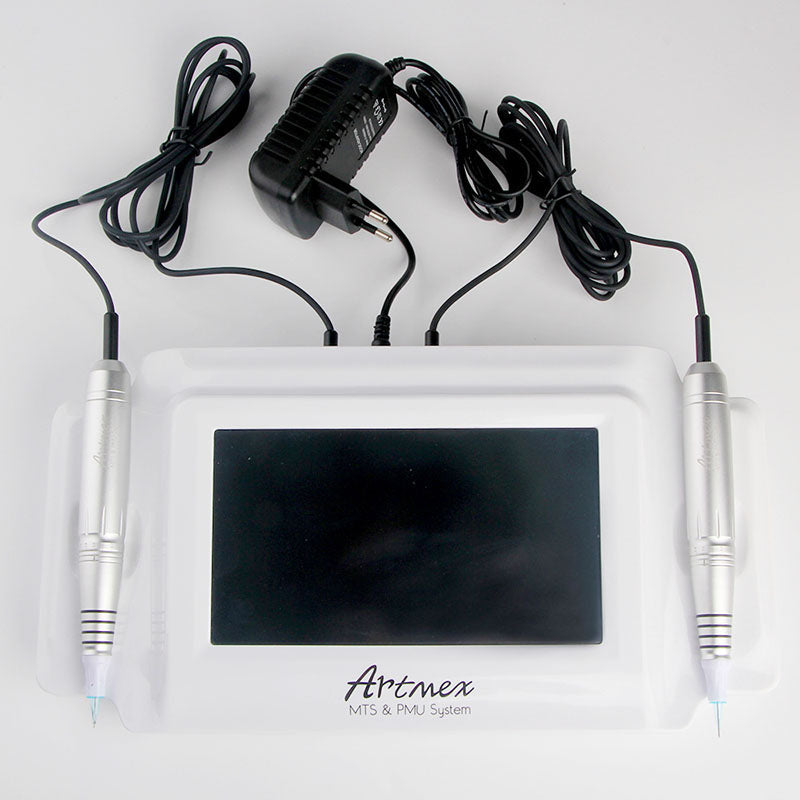 MTS 2 in 1 Micropigmentation Tattoo Machine Artmex V8 Eyebrow Tattooed Derma Pen Permanent Eyebrow Tattoo Pen hongruibeauty