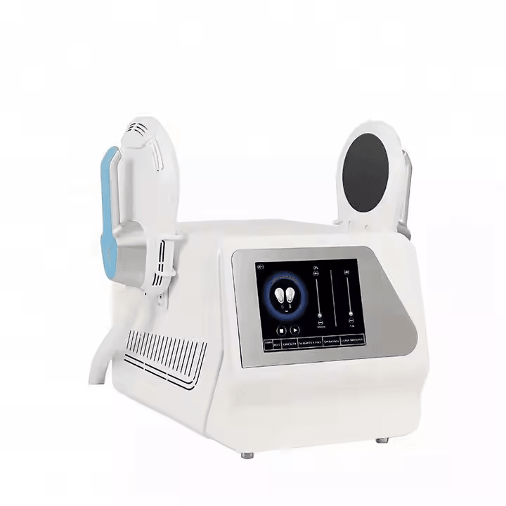 7 Tesla EMS Sculpting Machine With Double Handle with RF hongruibeauty