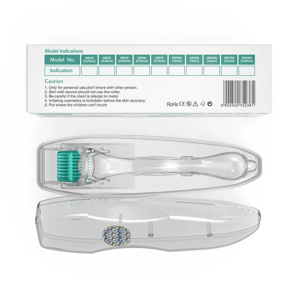 DRS 192 Stainless Steel Micro Needles Derma Roller For Skin Tightening, Wrinkle Removal, Acne Scar Treatment hongruibeauty