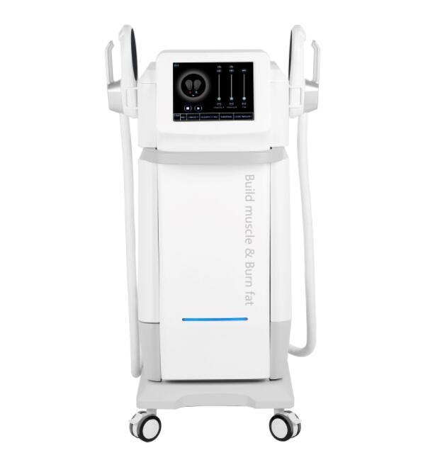 Professional EMS Body Contouring Machine for Muscle Building Fat Burning 4 Handles (With RF) hongruibeauty