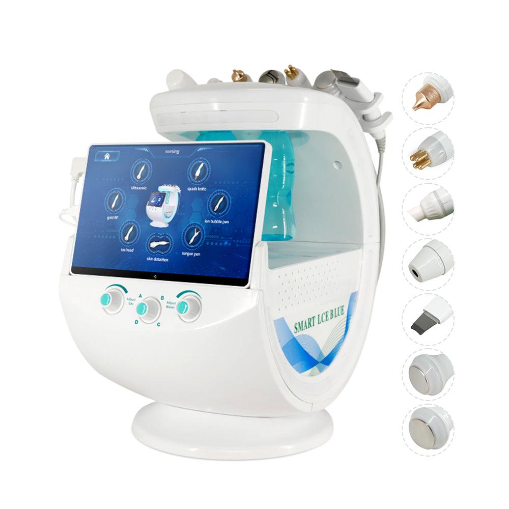 Factory Direct Sale 7 In 1 Smart Ice Blue Multifunctional Skin Management Hydra Facial Machine hongruibeauty