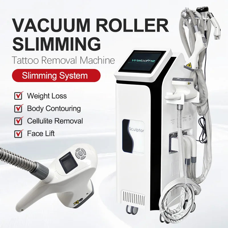 Professional VL8-Plus Body Slimming Machine Velashape Body Contouring Vacuum RF Roller System