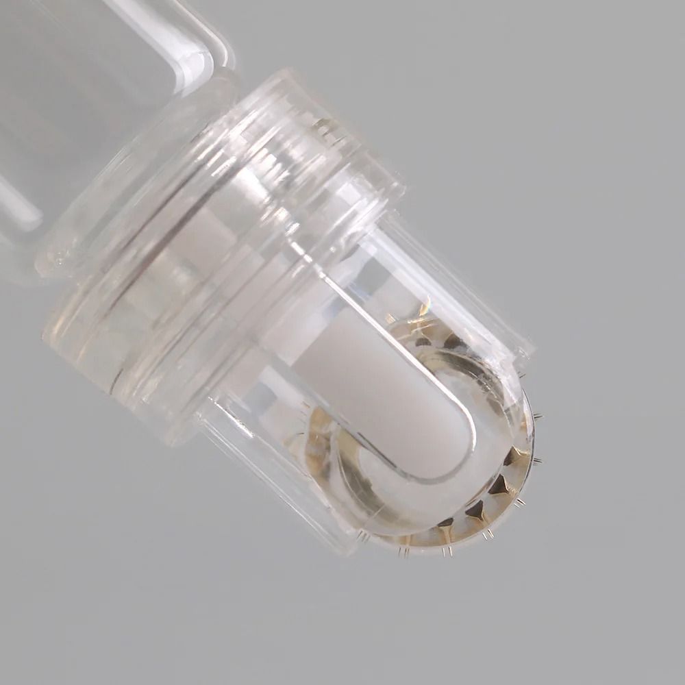 Hydra Roller 64 Pin Microneedle Derma Roller Serum Applicator with Gold Needle Tips for Skin Care Therapy hongruibeauty