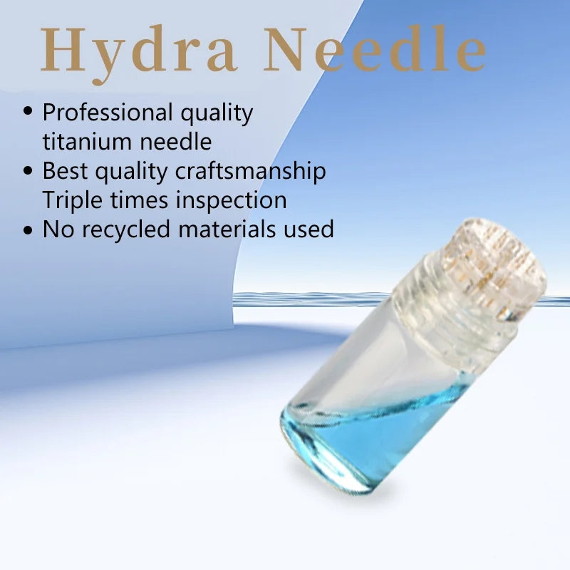 Hydra Roller 64 Pin Microneedle Derma Roller Serum Applicator with Gold Needle Tips for Skin Care Therapy hongruibeauty