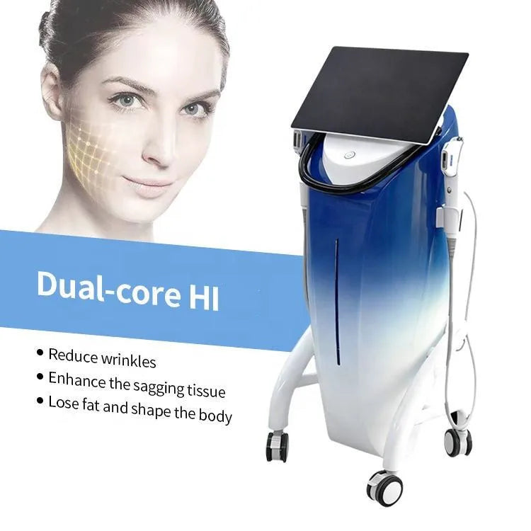 Professional Double Row HIFU Machine | High-Frequency Anti-Aging & Face Tightening Device