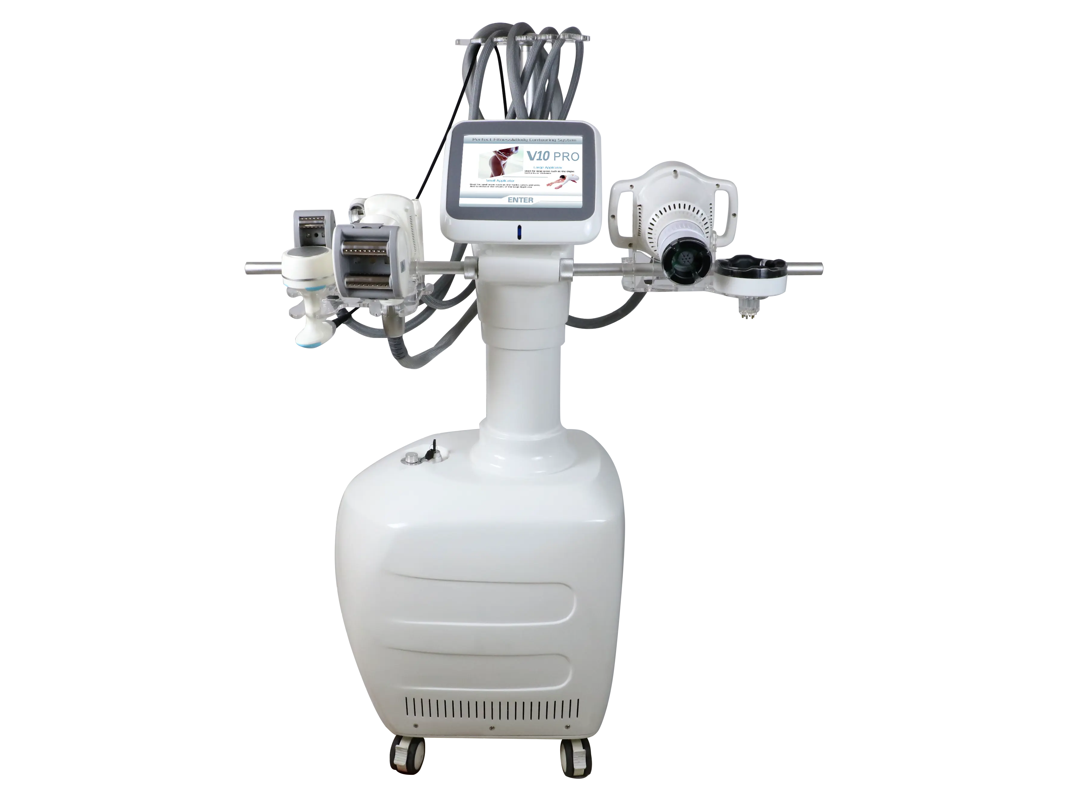 6 IN 1 V10 RF Vacuum Pressure Machine Velashape Body contouring Cellulite reduction Skin tightening Machine hongruibeauty