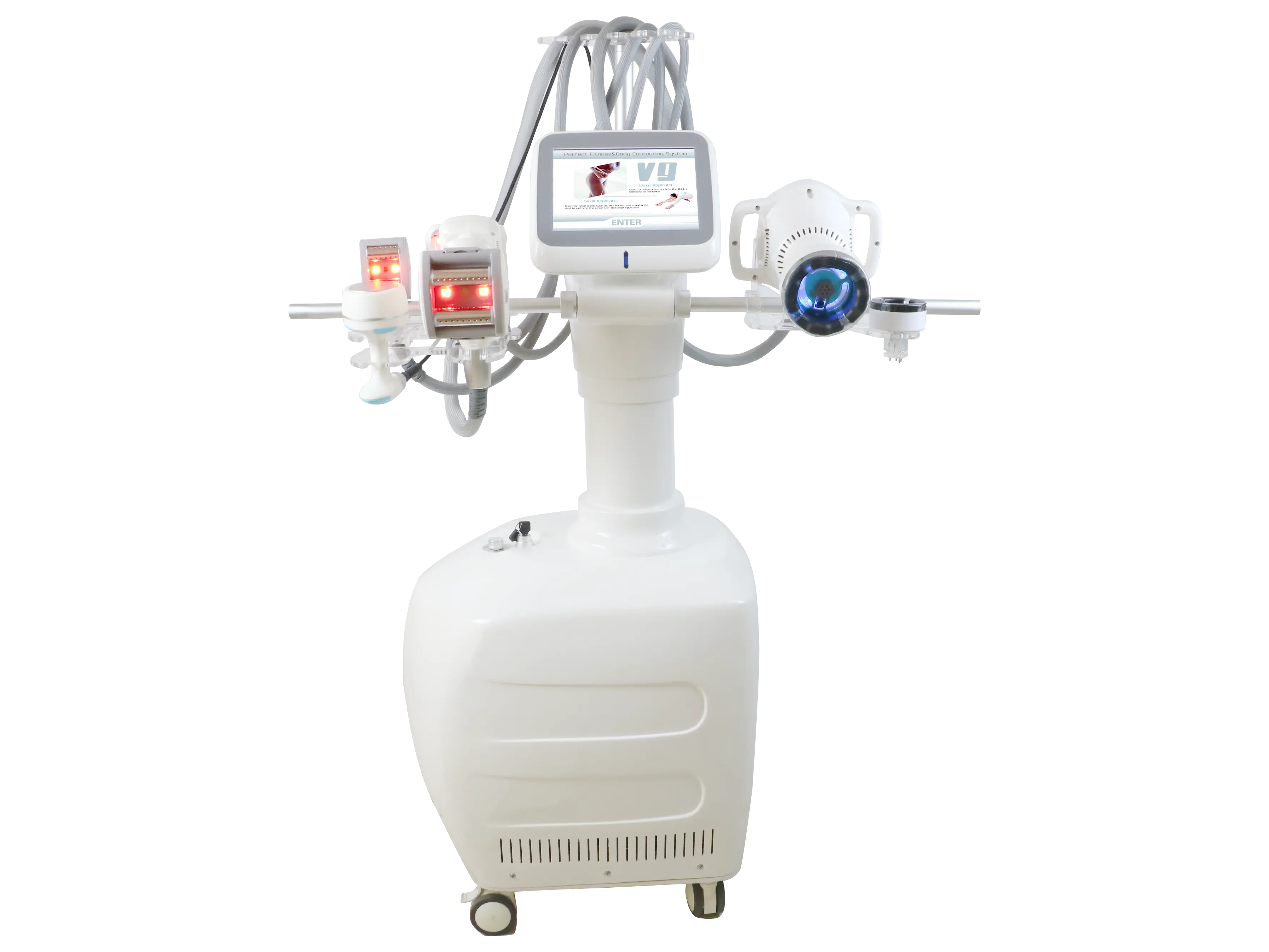 6 IN 1 V10 RF Vacuum Pressure Machine Velashape Body contouring Cellulite reduction Skin tightening Machine hongruibeauty