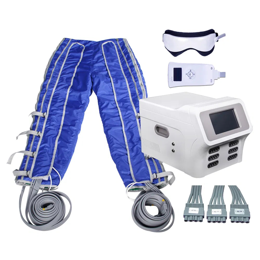 High Waist Infrared Pressotherapy Machine - Professional Air Pressure Lymphatic Drainage & Body Slimming Device (24 Air Bags)
