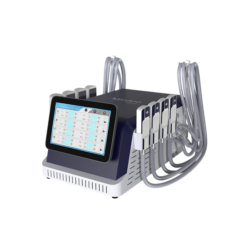 2-in-1 Cryolipolysis & EMS Microcurrent Body Sculpting Machine | Non-Invasive Fat Freezing & Muscle Toning Device for Spa & Clinic