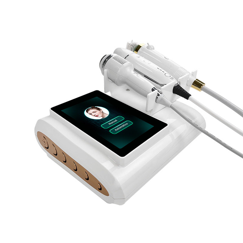 3-in-1 Gold RF HIFU Microneedling Device - Anti-Ageing, Skin Tightening & Pore Reduction - Microneedle Radio Frequency with Cold Therapy for Face & Body hongruibeauty