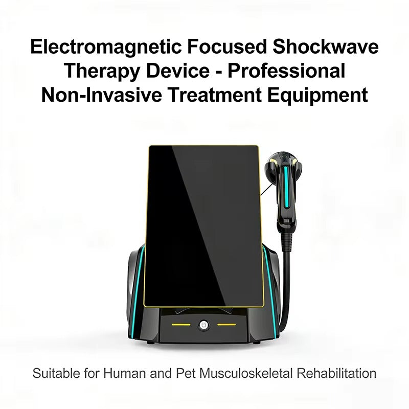 CE Certified Electromagnetic Focused Shockwave Therapy Machine for Musculoskeletal Pain Relief Plantar Fasciitis Tennis Elbow ED Treatment 500W Physiotherapy Device