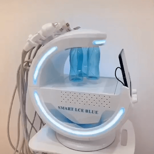 Factory Direct Sale 7 In 1 Smart Ice Blue Multifunctional Skin Management Hydra Facial Machine hongruibeauty