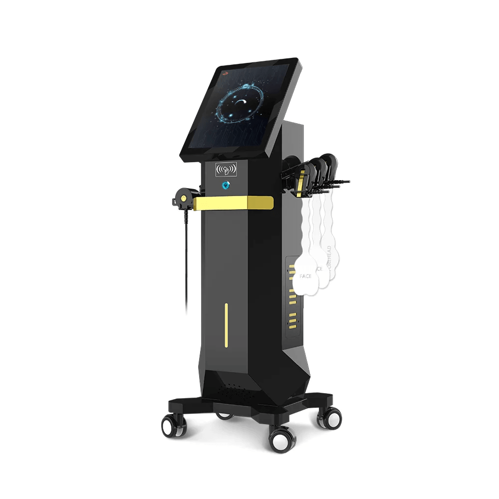 Microcurrent Face Muscle Sculpting EMRF Electromagnetic Stimulation RF Face Lift Machine hongruibeauty