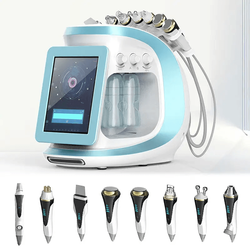9 In 1 Hydra Facial Deep Cleansing Aqua Peel Beauty Spa Use non-invasive skin management machine hongruibeauty