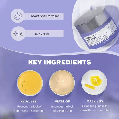 Anti-Aging Tighten Neck Firming Cream 50ML 1.7OZ/ Bottle hongruibeauty