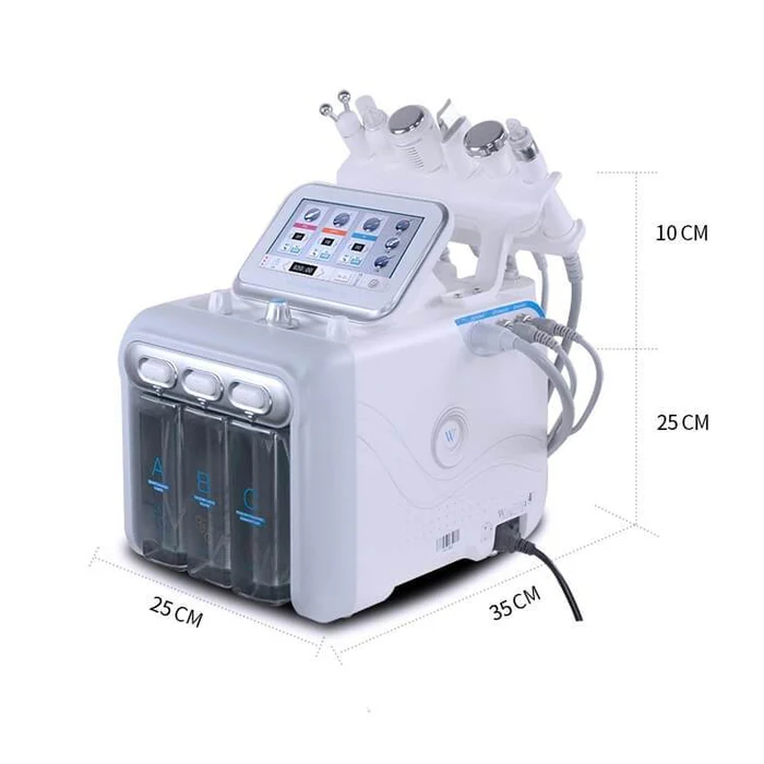 7 in 1 Hydra Microdermabrasion Aqua Facial Cleansing Skincare Salon Machine hongruibeauty