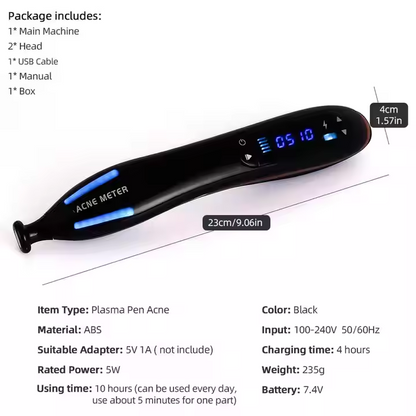 Newest Jet Cooling Plasma Microneedling Skin Rejuvenation Machine hongruibeauty