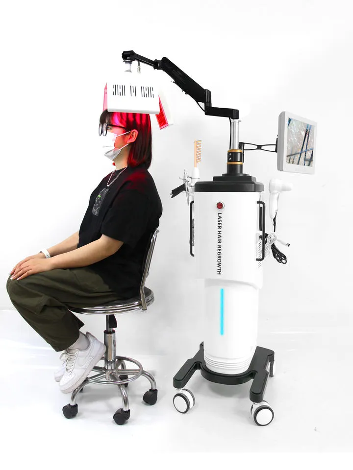 Salon Laser For Hair Regrowth Hair Growth Red Light Therapy Device hongruibeauty