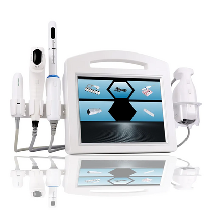 4D Vmax Hifu Liposonixed 7 Cartridges High Intensity Focused Ultrasound Face Lifting Fat Burning Beauty Machine hongruibeauty