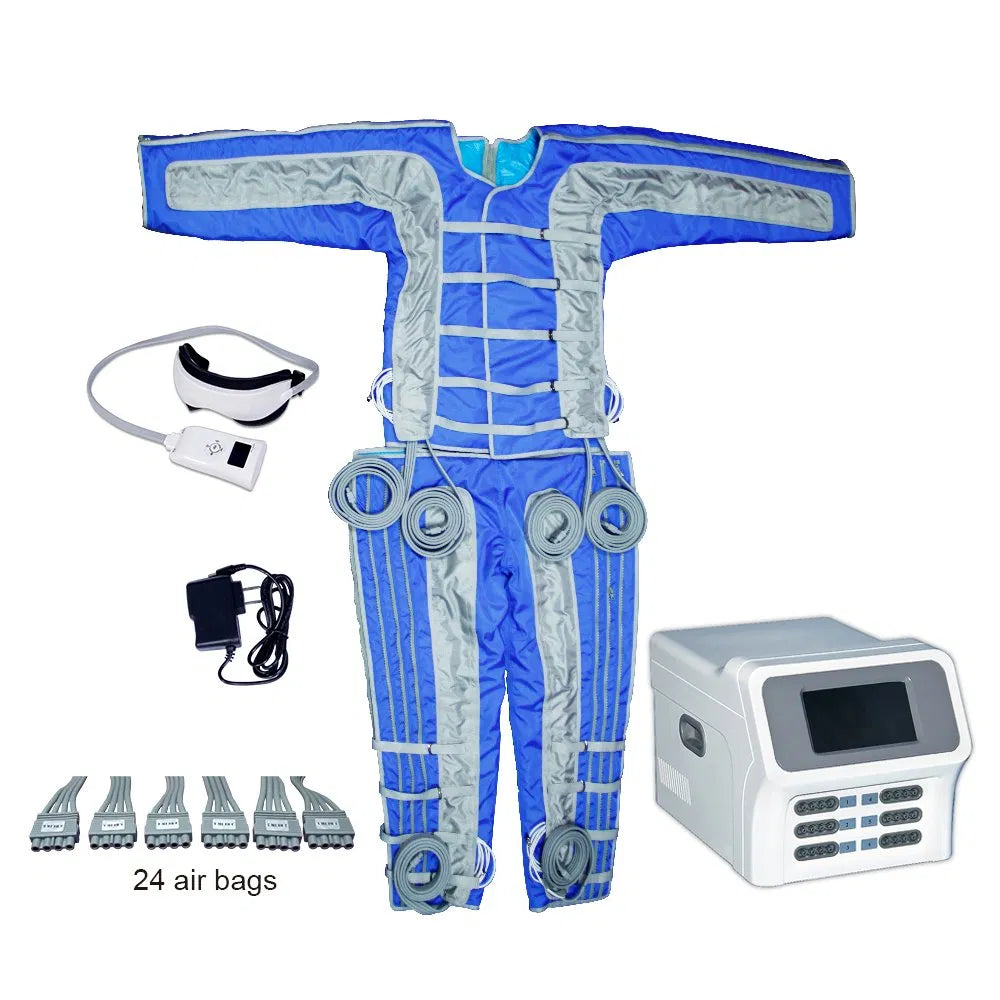 Professional 24 Airbags Pressotherapy Machine for Lymphatic Drainage &amp; Infrared Weight Loss