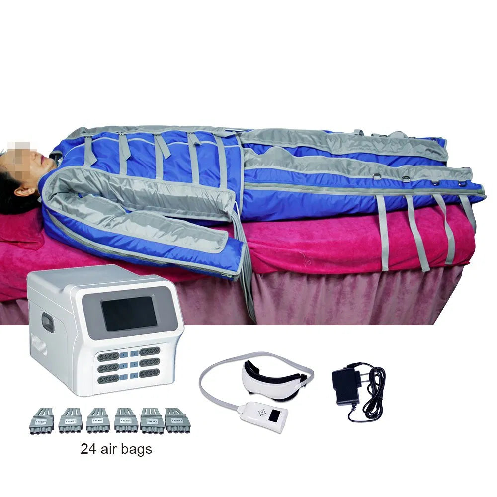 Professional 24 Airbags Pressotherapy Machine for Lymphatic Drainage &amp; Infrared Weight Loss