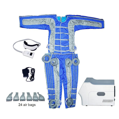 Professional 24 Airbags Pressotherapy Machine for Lymphatic Drainage &amp; Infrared Weight Loss