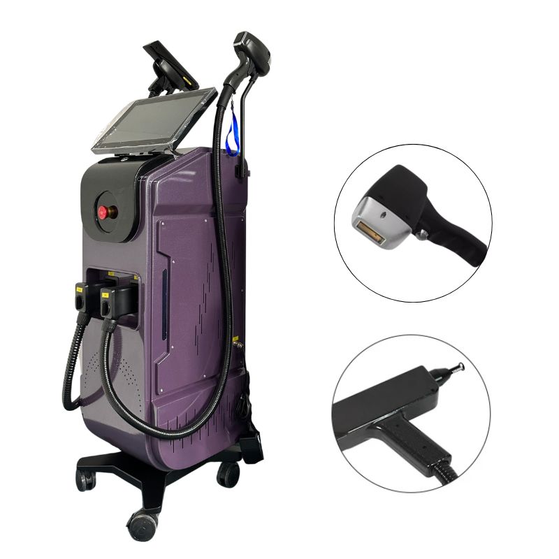 2 in 1 808nm Diode Ice Laser Hair Removal Tattoo Removal Machine