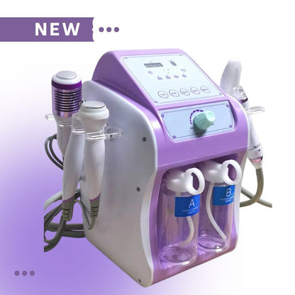2026 6 in 1 Facial Skin Management Microdermabrasion Deep Facial Cleaning Hydra Dermabrasion Beauty Machine for Spa