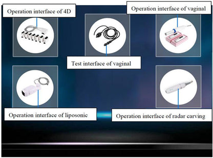 4D Vmax Hifu Liposonixed 7 Cartridges High Intensity Focused Ultrasound Face Lifting Fat Burning Beauty Machine hongruibeauty